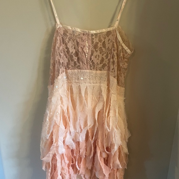 Free People feather mini ombré dress - Picture 2 of 5